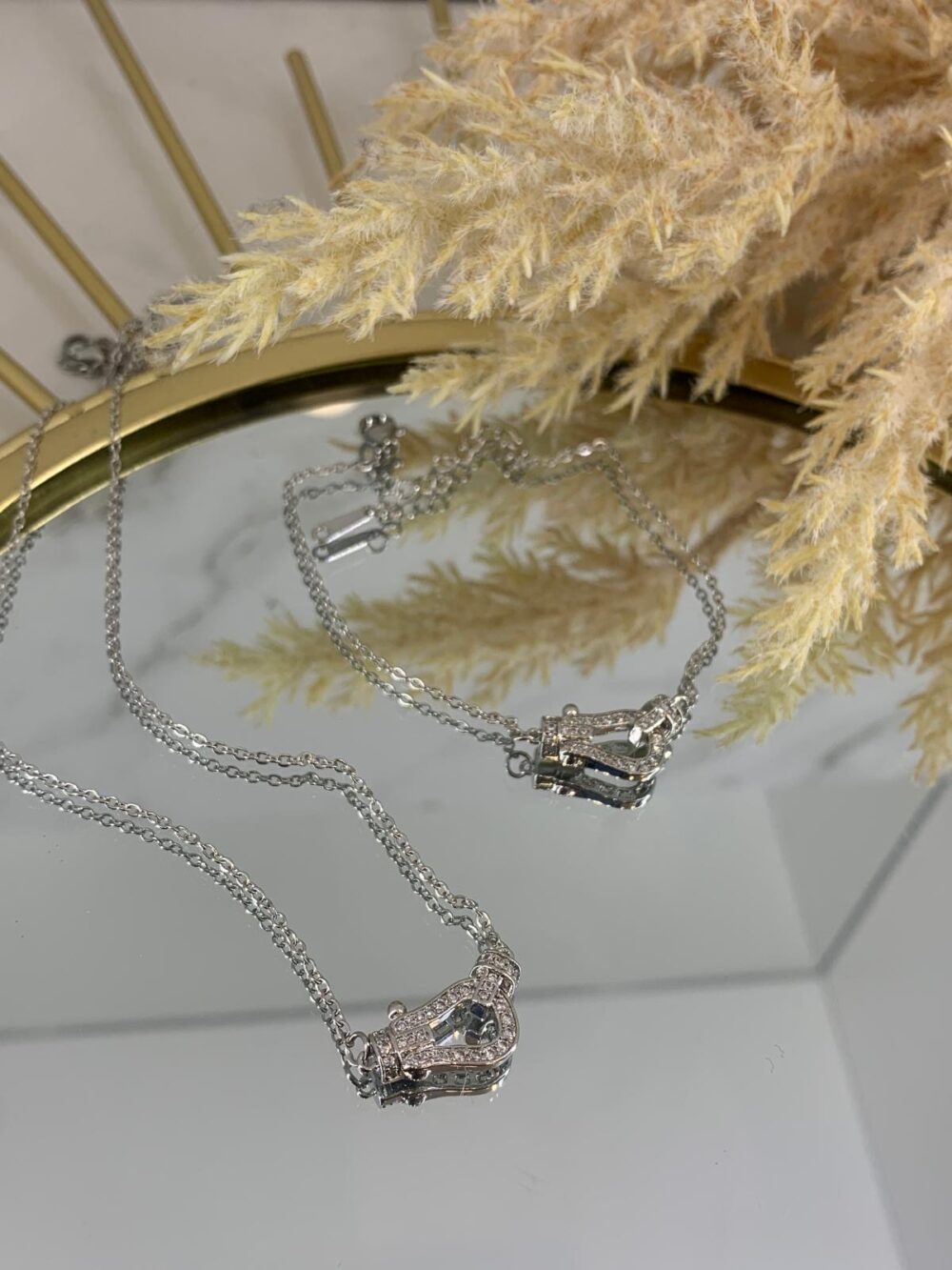 Ogrlica i narukvica od nerdjajuceg celika – silver