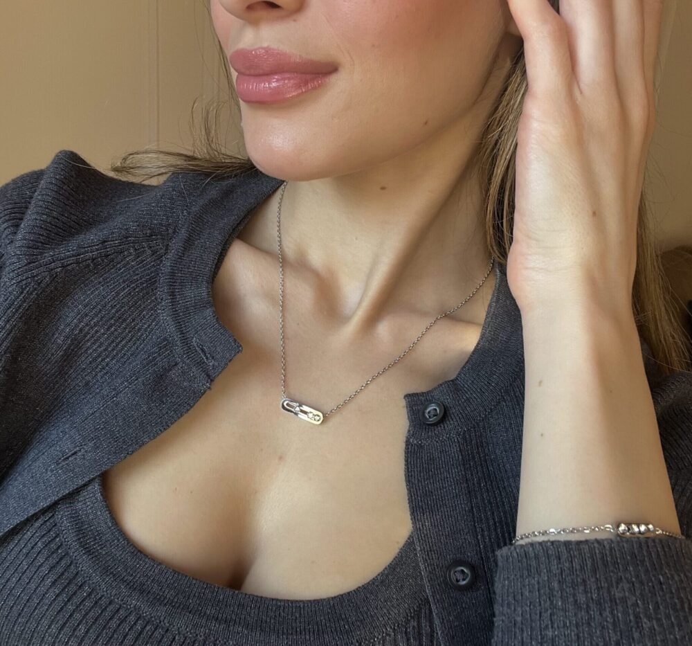 Ogrlica i narukvica od nerdjajuceg celika – silver