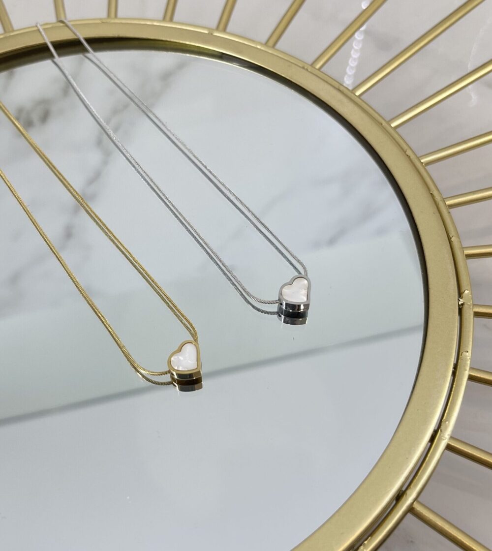 Ogrlica od nerdjajuceg celika – silver/gold