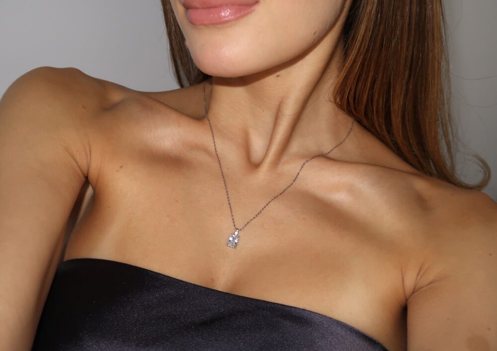 Elegantna ogrlica od nerdjajućeg čelika – silver/gold