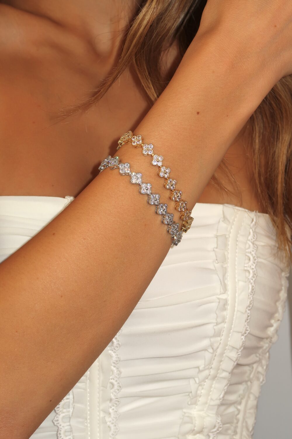 Premium narukvica od nerdjajućeg čelika – silver/gold