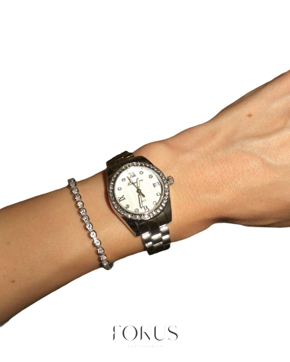 Sat i tenis narukvica od nerdjajućeg čelika