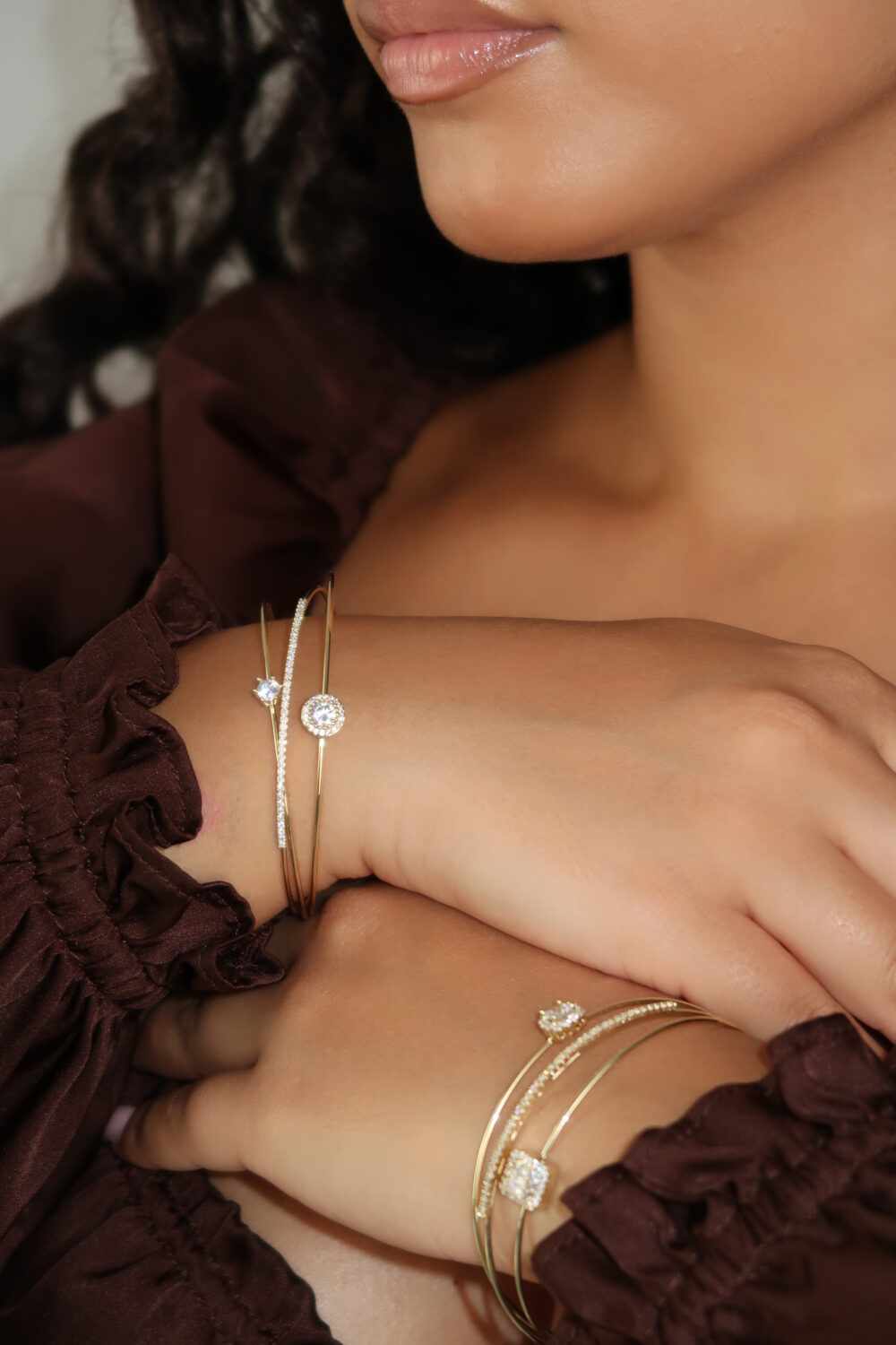 Set od 3 narukice od nerdjajućeg čelika – dva modela